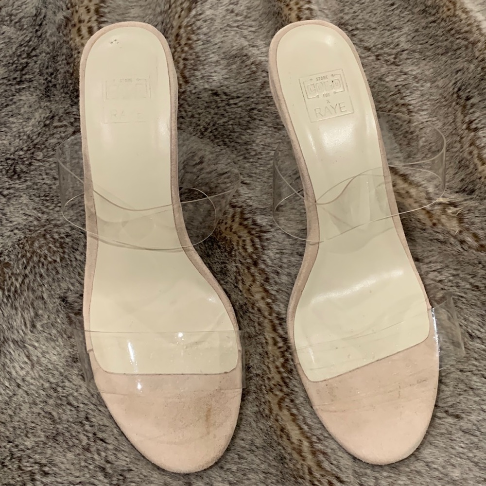 Revolve shoe clear top
